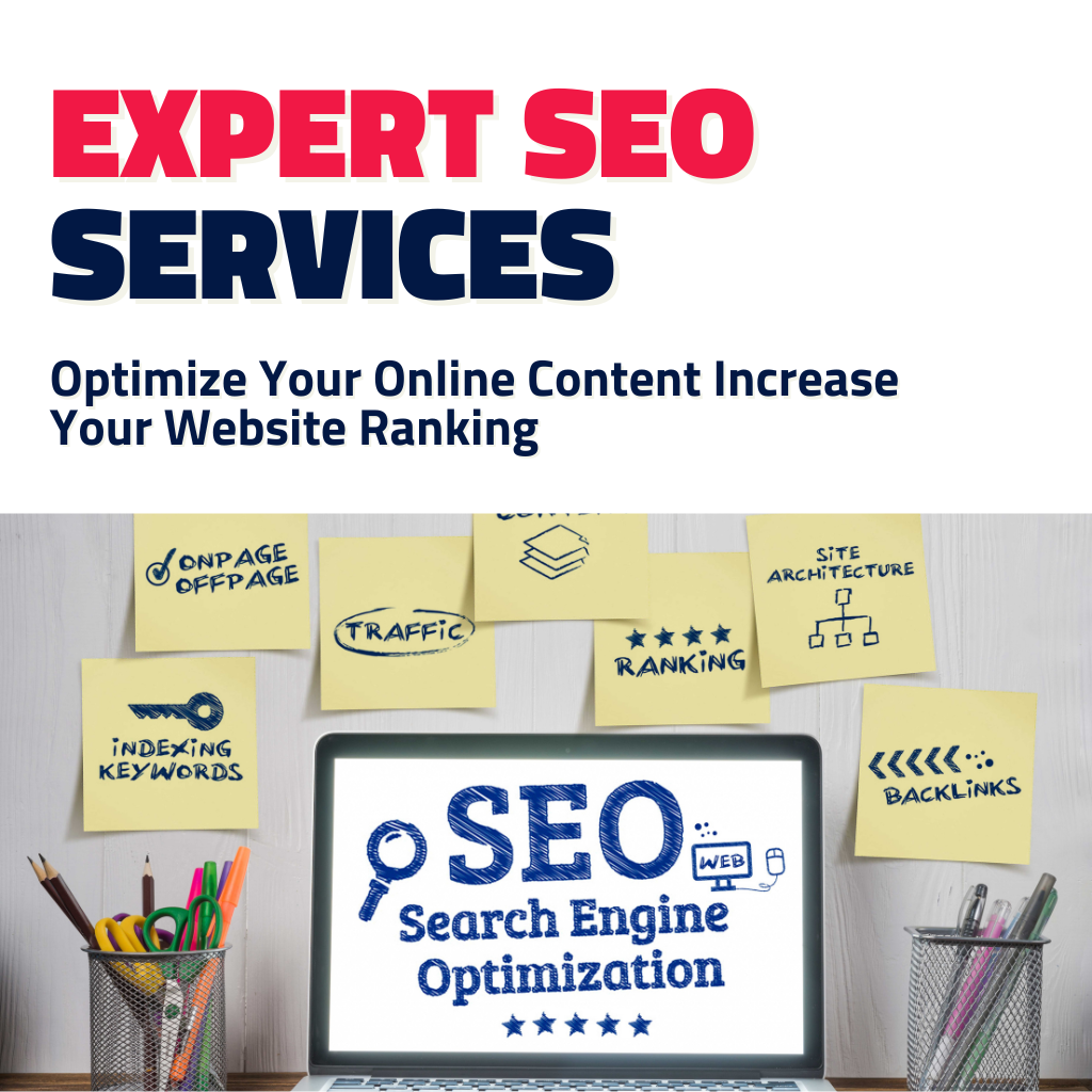 Expert SEO services team working on search rankings, traffic and online growth